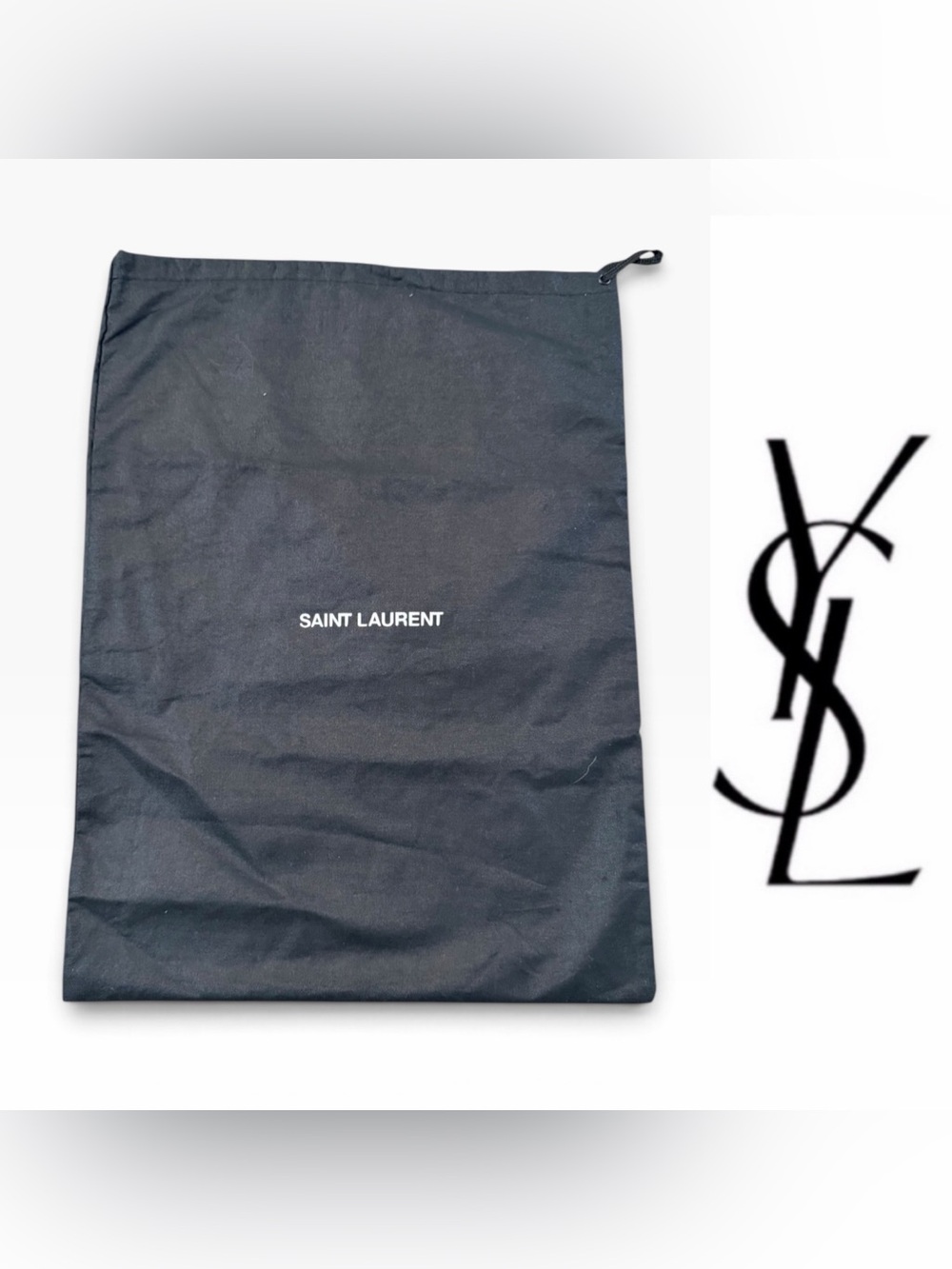 Saint Laurent Canvas Dust Cover/ Drawstring Bag